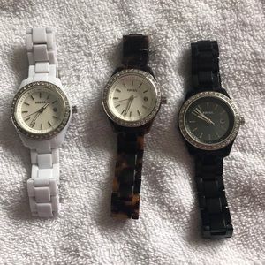 Ceramic Fossil watches